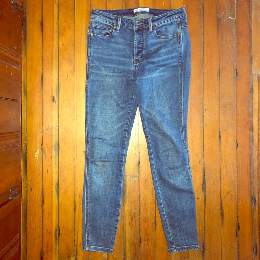 Free People high waisted skinny jeans Sz 26